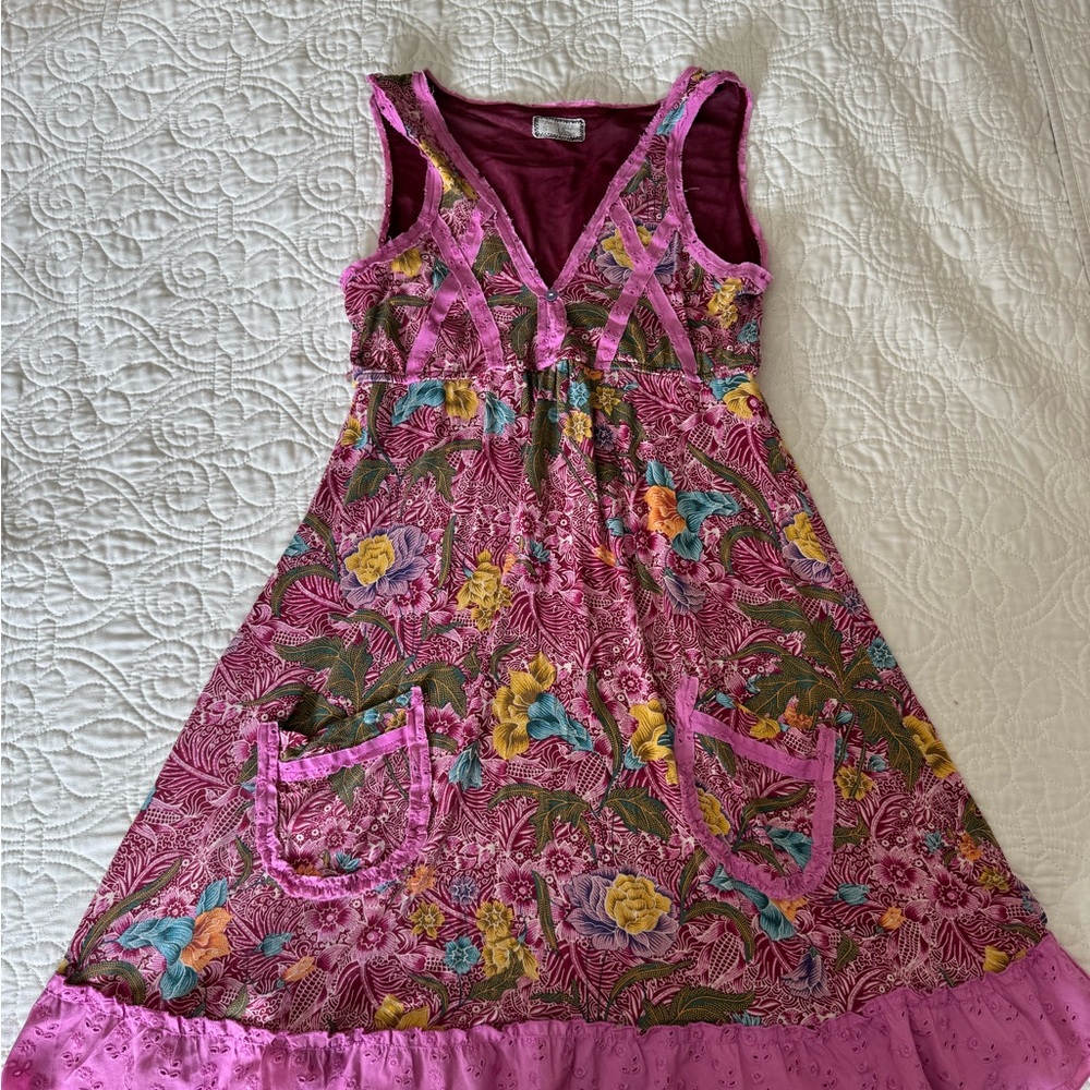 Free People Pink Floral Dress